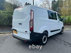 2013 63 Ford Transit Custom Crew Van 290 2.2 Tdci Eco-tech Aircon 85k No Vat