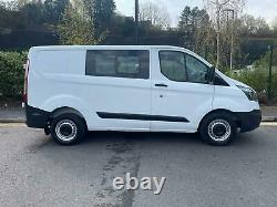 2013 63 Ford Transit Custom Crew Van 290 2.2 Tdci Eco-tech Aircon 85k No Vat