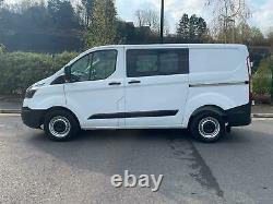 2013 63 Ford Transit Custom Crew Van 290 2.2 Tdci Eco-tech Aircon 85k No Vat