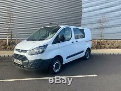 2013 63 Ford Transit Custom Crew Van 290 Eco-tech Electric Windows No Vat