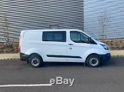 2013 63 Ford Transit Custom Crew Van 290 Eco-tech Electric Windows No Vat