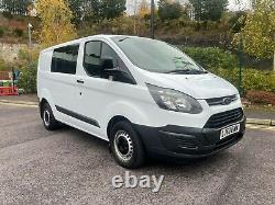 2013 63 Ford Transit Custom Swb Crew Van 290 2.2 Tdci Eco-tech No Vat