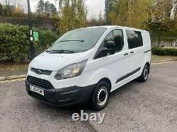 2013 63 Ford Transit Custom Swb Crew Van 290 2.2 Tdci Eco-tech No Vat