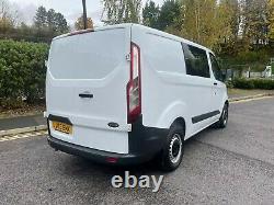 2013 63 Ford Transit Custom Swb Crew Van 290 2.2 Tdci Eco-tech No Vat