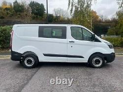 2013 63 Ford Transit Custom Swb Crew Van 290 2.2 Tdci Eco-tech No Vat