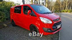 2013 FORD TRANSIT CUSTOM 290 SPORT COMBI Van Race Red Low Mileage NO VAT