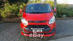 2013 FORD TRANSIT CUSTOM 290 SPORT COMBI Van Race Red Low Mileage NO VAT