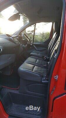 2013 FORD TRANSIT CUSTOM 290 SPORT COMBI Van Race Red Low Mileage NO VAT