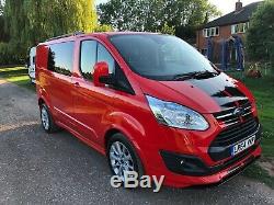 2014 14 Plate Ford Transit Custom Sport Camper 2.2tdci 155 Bhp Only 54k Miles