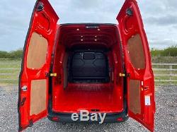 2014 Ford Transit Custom 2.2 Tdci 125 Lwb High Roof 290 L2h2 Van Fsh Red Aircon