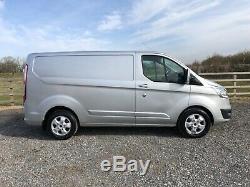 2015 65 Ford Transit Custom 2.2 Tdci Limited Swb 270 L1h1 Silver Euro5 Van Fsh