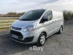 2015 65 Ford Transit Custom 2.2 Tdci Limited Swb 270 L1h1 Silver Euro5 Van Fsh