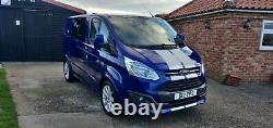 2015 Ford Transit Custom 290 2.2 Tdci 155 Bhp Swb Genuine Sport No Vat! Blue