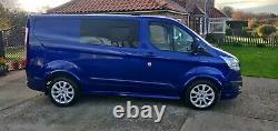 2015 Ford Transit Custom 290 2.2 Tdci 155 Bhp Swb Genuine Sport No Vat! Blue