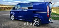 2015 Ford Transit Custom 290 2.2 Tdci 155 Bhp Swb Genuine Sport No Vat! Blue