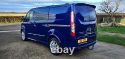 2015 Ford Transit Custom 290 2.2 Tdci 155 Bhp Swb Genuine Sport No Vat! Blue