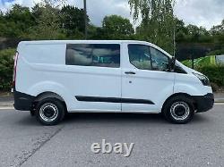 2017 67 Ford Transit Custom Crew Van 270 2.0 Tdci Euro 6 Aircon 84k No Vat