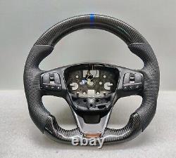 2019 Ford Transit Custom MK8 Flat Steering Wheel New Carbon + Blue Leather