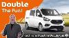2022 Ford Transit Custom Double Cab In Van Medium Van Review Double The Fun Vanarama Com