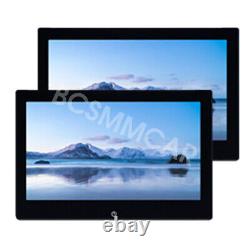 2Pc 10.1in Car Headrest Monitor Rear Seat Entertainment Player Touch Screen WIFI
