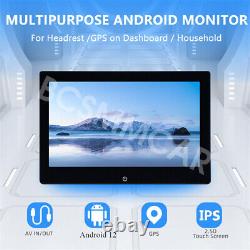 2Pc 10.1in Car Headrest Monitor Rear Seat Entertainment Player Touch Screen WIFI