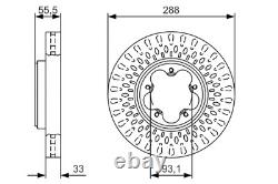 2x BRAKE DISC 0 986 479 A49 FOR FORD TRANSIT/CUSTOM/V362/Van/Bus/V363 TOURNEO