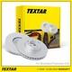2x Brake Discs Vented For Ford Transit Custom 2.0 TDCi Textar PRO Front 1763885