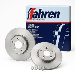 2x Fahren 6737 Brake Discs Rear Fits Ford Tourneo Custom Transit Transit Custom