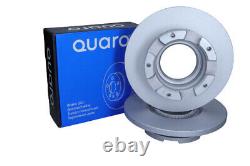 2x QD9217 QUARO Brake Disc Pair Rear Axle For FORD