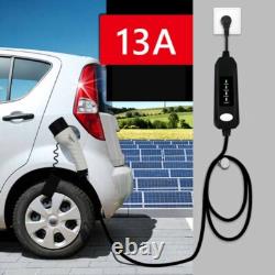 3Pin 5M 13A EV Charging Cable Electric Vehicle Car Charger Portable UK Plug