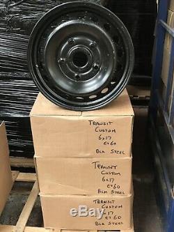 4 X GENUINE 17 Ford Transit Custom Steel 2018 Wheels Boxed