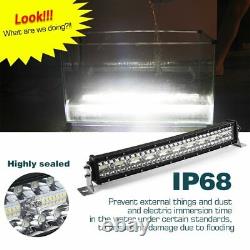 42Inch LED Light Bar Straight Triple Row Off Road Driving Lamp for Ford Transit