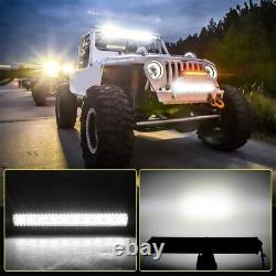 42Inch LED Light Bar Straight Triple Row Off Road Driving Lamp for Ford Transit