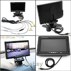 4CH DVR Video Recorder Box 7'' Monitor Side Front Rear View Camera For Bus Truck