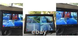 4CH DVR Video Recorder Box 7'' Monitor Side Front Rear View Camera For Bus Truck