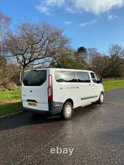64 plate Ford Transit custom Tourneo LWB 2200 cc 8 seater only 68000 miles