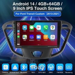 64G CarPlay Car Stereo Radio Sat Nav For Ford Transit Custom 2012-2021 DAB+AHD