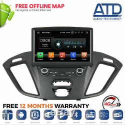 7 Android 9.0 DAB Sat Nav GPS Stereo WiFi Bluetooth Radio Ford Transit Custom