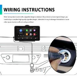 7in Touch Screen Monitor Wireless Carplay Android Auto Car MP5 Player WithRear Cam