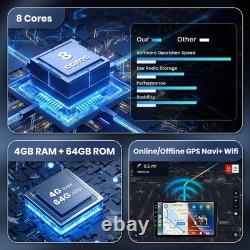 8-Core 64GB For 1-Din Ford Transit Custom 2018-2023 Android Car Radio GPS Stereo
