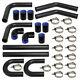 8PCS Universal Aluminum 2.0 51mm Intercooler Piping Pipe Kit & T-Bolt Clamps BK