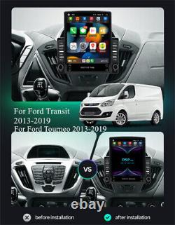 9.7'' Vertical Radio 6+128GB For Ford Transit Tourneo Custom 2013-2019 Carplay