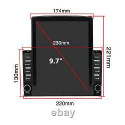 9.7In GPS Wifi Vertical Touch Screen Car Stereo Radio Player OBD 2+32G WithCamera