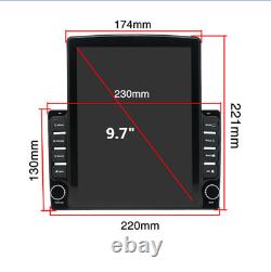 9.7in Car Stereo Radio GPS Nav Touch Screen Bluetooth WIFI MP5 Player WithDash Cam