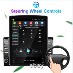 9.7in Car Stereo Radio GPS Nav Touch Screen Bluetooth WIFI MP5 Player WithDash Cam