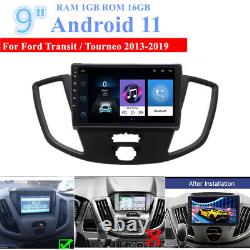 9 Android Stereo Radio GPS Navi Wifi For 2013-2019 Ford Transit Tourneo Custom