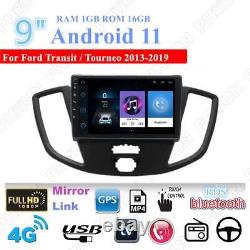 9 Android Stereo Radio GPS Navi Wifi For 2013-2019 Ford Transit Tourneo Custom