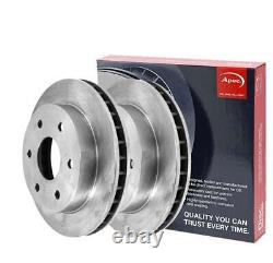 APEC Front Pair of Brake Discs for Ford Transit Custom 2.0 Dec 2015 to Present