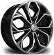 Alloy Wheels 20 Riviera RTT Black Polished Face For Ford Transit Custom 12-20