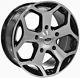 Alloy Wheels 4 x 18 Ford ST Style Blk/Pol Ford Transit Custom Commercial Rated
